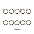 thumbnail image 2 of pitrice 10 Paires Convertisseur de Fil d'Oreille avec Boucle Réglable Multi Clip-on Boucle d'Oreille Résultats Indolore Invisible Boucles d'Oreilles Adaptateur Pas de Pendaison Noir 11MM, 2 of 7
