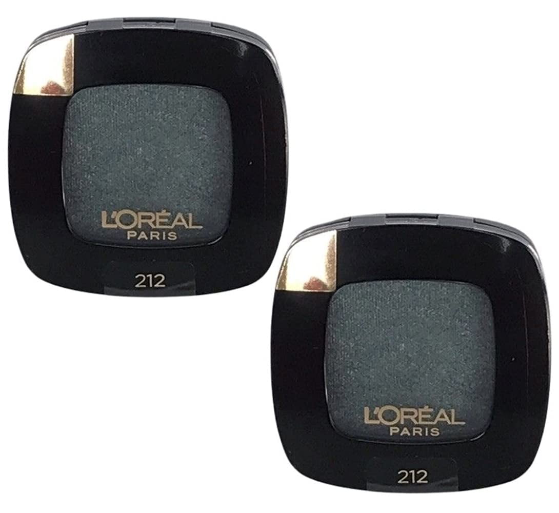 L'Oreal Paris Colour Riche Eye Shadow in Green Promenade 212, Pack of 2