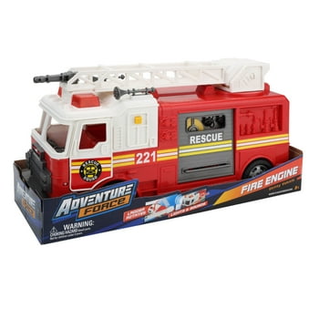 Adventure Force Utility Vehicle with Light & Sound - Fire Truck, Ages 3 and up