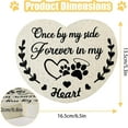thumbnail image 3 of Pierre Commémorative pour Animaux - Cadeau de Sympathie pour la Perte de Chien Ou Chat, Décoration de Jardin Résistante aux Intempéries avec Poème Sculpté à la Main, 3 of 7