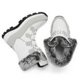 thumbnail image 6 of Winter Boots for Women Waterproof Outdoor Hiking Shoes Warm Mid Calf Snow Boots, 6 of 6