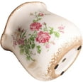 thumbnail image 6 of Ceramic Pots for Plants, Vintage Plant Pot with Drainage Hole, 6.11in. Planter for Indoor Plants, Crackle Glaze Finish Flower Pot, Perfect Tuscan Ceramic Planter for Gardening, Rose Floral, 6 of 15