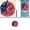 12 in, variant on Patriotic Wreath for Front Door Independence Day Star Wall Hanging Red White Blue Americana Decor for Home Living Room 13.8 Inch