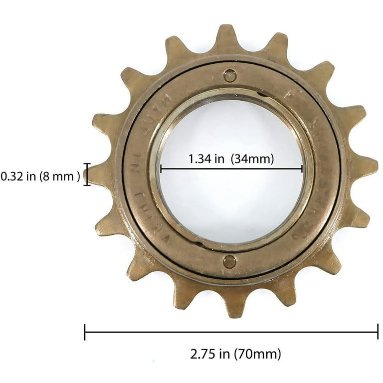MOHEGIA Single Speed Bicycle Freewheel 16T,Bike Flywheel Steel