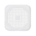thumbnail image 4 of 2 PackHair Catcher," Square Hair Drain Cover for Shower Silicone Hair Stopper with Suction Cup,Easy to Install Suit for Bathroom,Bathtub,Kitchen,White Gray, 4 of 9