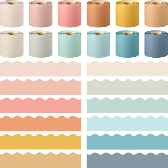 Tablón de anuncios para el aula Borders Ctosree, 12 rollos, 192 m