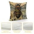 thumbnail image 4 of Shiartex   Throw Pillow Cover Queen Modern Vintage French Bee Wateringcan Antique Honey Crown Home Decor Pillowcase Lumbar Pillow Case Cushion Cover for Sofa Couch Bed White, 4 of 5