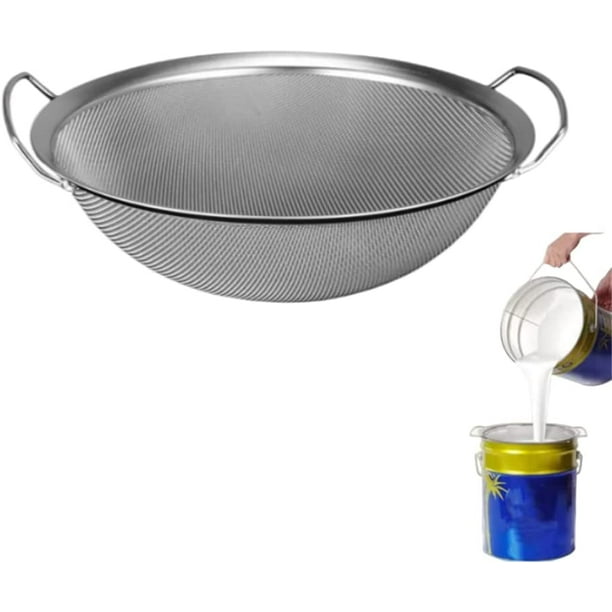 Egebert Paint Strainer Mesh Stainless Steel Paint Emulsion Honey Funnel