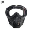 thumbnail image 1 of Máscara de ciclismo a prueba de viento, gafas de esquí, máscara retro, gafas para exteriores, equipo para deportes todoterreno y motocicletas., 1 of 7