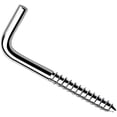 thumbnail image 2 of Tornillos con gancho en L de 6 mm, tornillos de ángulo recto (paquete de 10), autorroscantes de ángulo galvanizado, 2 of 5