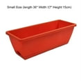 thumbnail image 1 of Plastic Flower Pots Family Balcony Plants Vegetables Large Rectangular Grooves Pots for Flower Glasses Home Garden Accessories, 1 of 2