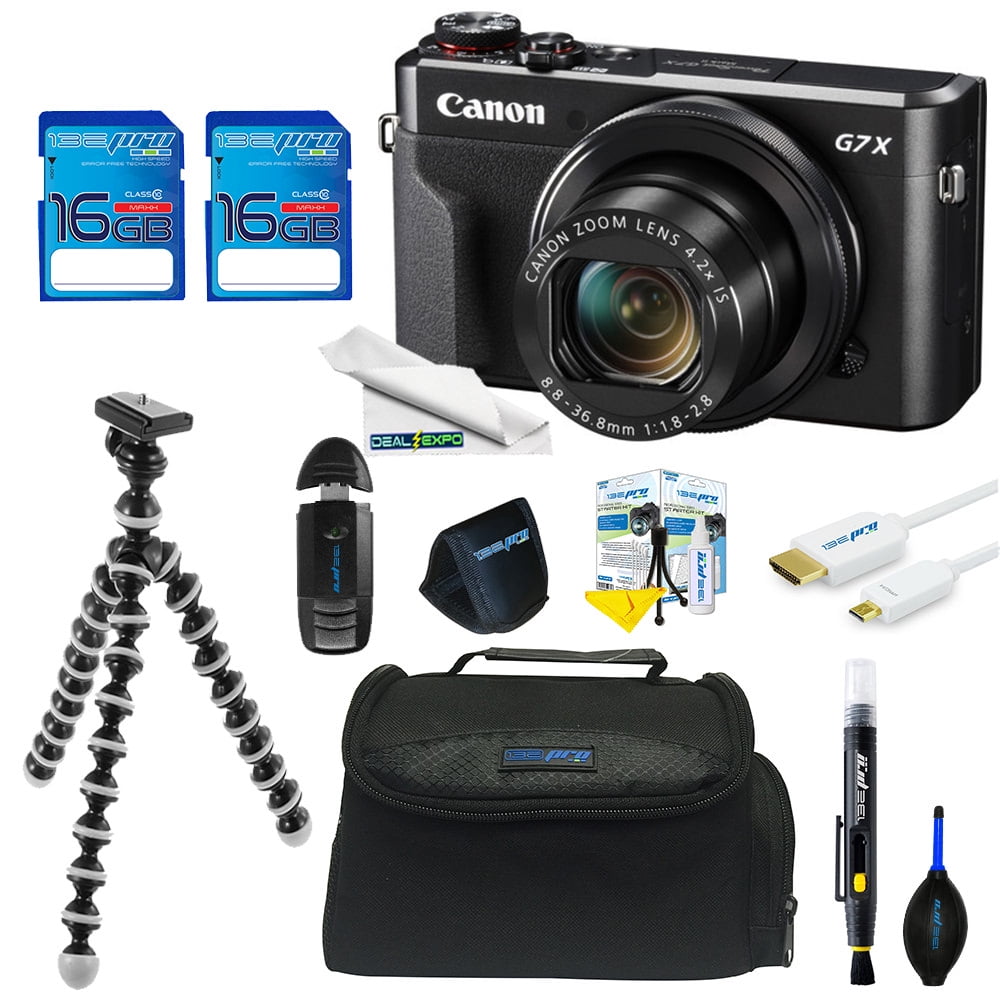 Canon PowerShot G7 X Mark II Digital Camera + Expo Basic Kit