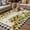 Green Yellow Beige, variant on Sunflowers Outdoor Rug for Patio/Deck/Porch, Non-Slip Large Area Rug 6 x 9 Ft, Spring Farmhouse Country Truck Leaf Wood Grain Indoor Outdoor Rugs Washable Area Rugs, Camping Rug Carpet Runner