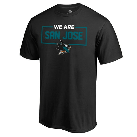 Men's Black San Jose Sharks Iconic Collection We Are T-Shirt