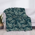 thumbnail image 3 of Naloa Fish Style Flannel Blankets - Thick and Warm Blanket for Winter, Soft Fuzzy Plush King Blanket for All Seasons50"x40", 3 of 6
