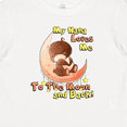 thumbnail image 4 of Inktastic My Nana Loves Me to the Moon and Back Boys or Girls Baby T-Shirt, 4 of 5