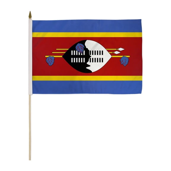 Eswatini (Swaziland) 12x18in Stick Flag