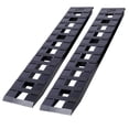 thumbnail image 3 of Heavy-Duty Aluminium Loading Ramps with Top Hook, 8800 LBS Capacity Universal Motorcycle Ramp for ATV/Tractor/UTV Pair (Black Coated), 3 of 9
