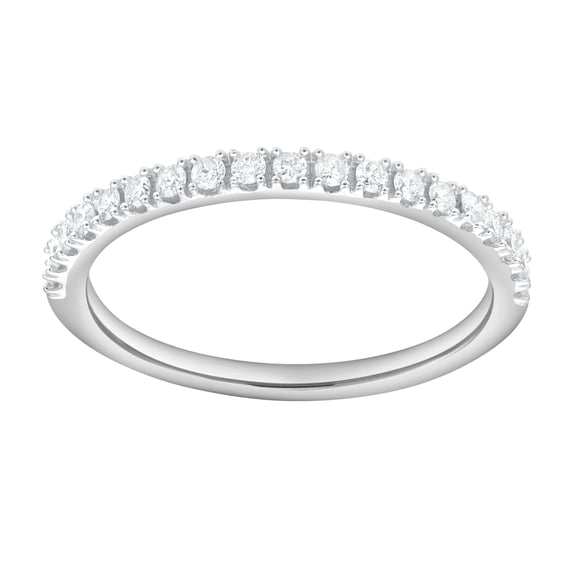 LuvMyJewelry Lunessa 14K Diamond Band - 0.20 ct