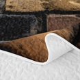 Manfei Gorgeous Wall Quilt King,Retro Brick King Coverlet Set,3pcs,1 ...