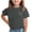 Dark Gray, variant on Mooqilaa Girls T Shirts Size 10-12, Fashion Short Sleeve Crew Neck Printed Kids Summer Tops Pink