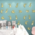 thumbnail image 2 of Fiudx Decoración De Pared Juego De Pegatinas De Espejo De Conejito De Pascua, Pegatina Acrílica Para Pared, Decoración Ofertas Flash Del Día, 2 of 4