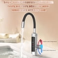 thumbnail image 4 of 360 Rotatable Bathroom Kitchen Heating Tap Stainless Steel Cold Hot Water Faucet Tankless Electric Hot Water Heater Faucet With Digital Display Water Outlet Pipe, 4 of 8