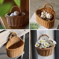 thumbnail image 6 of KARLSITEK Woven Wall Hanging Storage Basket Decorative Rattan Organizer Hangable Basket for Kitchen Bathroom, 6 of 7