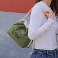 thumbnail image 4 of TIMIFIS Canvas Bento Pouch, Kitchen Appliances Bento Lunch Bag Insulated Thermal Food Tote Canvas Lunch Bag Multi-Functional Work Lunch Box Bag Student Portable Bento Bag, 4 of 7