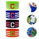 thumbnail image 4 of BRIGHTFUFU Brazalete de capitán de fútbol, ​​brazalete reutilizable, equipo de fútbol, ​​banda de capitán, brazalete deportivo portátil, 4 Uds., 4 of 7