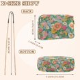 thumbnail image 4 of FORMRS Women Crossbody Purse with Chain Strap Vegan Leather Shoulder Handbag, Floral Pattern, 4 of 7