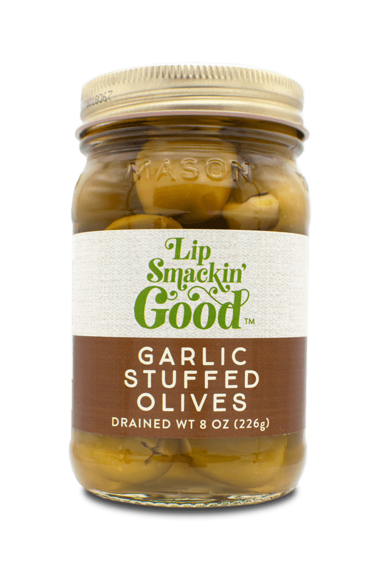 Lip Smackin' Good Garlic Stuffed Olives