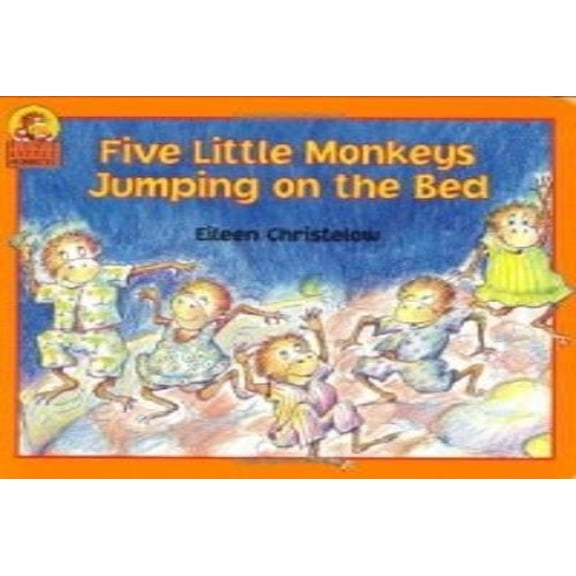 Pre-Owned Five Little Monkeys Jumping on the Bed by Eileen Christelow (Board Book)