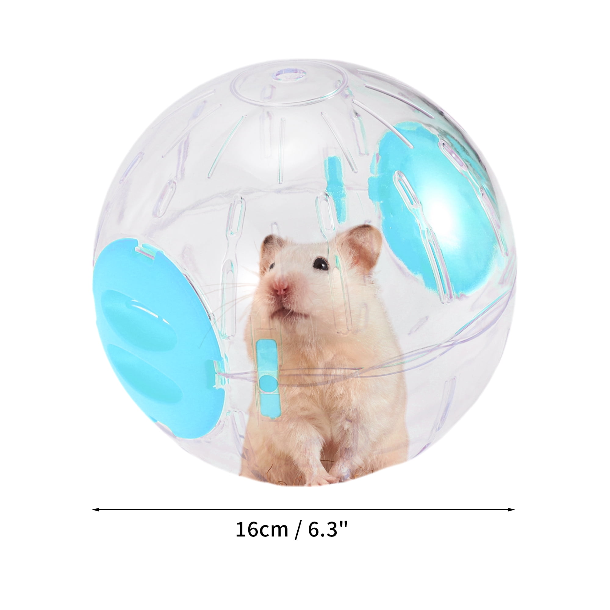 Unique Bargains Hamster Exercise Ball for Exercise Running Blue 6.3inch