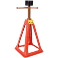 thumbnail image 5 of S-HOME Complete Kit of 4 RV Steel Stabilizer Jacks, Adjustable Height 11 to 17 Inches with Rubber Pads, Lightweight Support for Travel Trailers & Campers, 3300 Lbs Each Load Capacity , Red, 5 of 9
