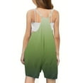 thumbnail image 6 of Odeerbi 5-14 Years Teen Girls Summer Jumpsuit Cute Gradient Camisole Romper Casual Breathable Comfortable Overalls Bib Overall Shorts with Pockets, 6 of 6