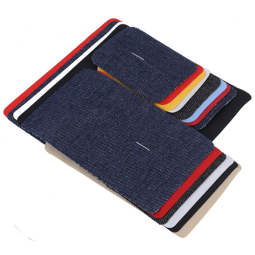 FAGINEY Jean Mending Patches, Iron on patches,18Pcs Assorted Iron on ...
