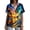 Giant Roll, variant on Tropical Shirts for Women Palm Tree Print Summer Casual Shirts Fashion Button Up Tops for Beach Vacation