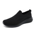 thumbnail image 2 of NOKIO Walking Shoes for Men Breathable Elastic Knit Sneakers Comfortable S𝗅ip On L𝗈afers Lightweight Soft Sole Walking Shoes Wide Width Non-S𝗅ip Athlet𝗂c Shoes, 2 of 5