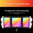 thumbnail image 3 of Interruptor de Pared Inteligente de 4 Pulgadas con Pantalla Táctil Tipo 86, Panel de Control Central RV1106G2 0.5TOPS con Wifi y Bluetooth., 3 of 8