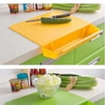 thumbnail image 4 of SouMaox Foldable Cutting Board, Detachable Storage Basket Chopping Mat, Non Slip Surface Food Preparation Tool for Kitchen Home Cooking, 4 of 6