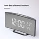 thumbnail image 3 of Reloj Despertador Digital Reloj Digital con Sensor de Luz Inteligente de Dos Modos de Pantalla Reloj LED de Diseño Curvo Moderno con Pantalla de Temperatura para el Hogar ANGGREK  Otros, 3 of 8