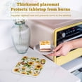 thumbnail image 6 of Sunflower Pot Holders for Kitchen Heatproof Potholder, 5 Pack Summer Botanical Vintage Spring Floral Butterfly Hot Pads Multipurpose Oven Pads Cloth Potholders Trivet for Cooking Baking, 6 of 8