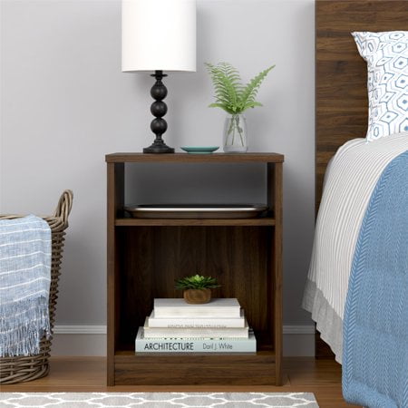 Mainstays Classic Nightstand With Drawer Espresso Walmart Com Walmart Com