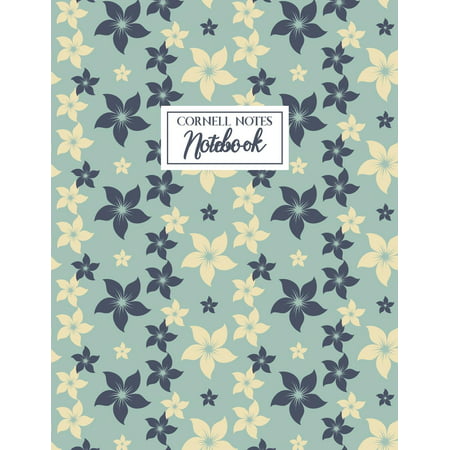 Cornell Notes Notebook: A Proven Focused Note-Taking System for College, Middle School and Elementary Students - Floral Edition