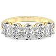 thumbnail image 5 of IGI Certified Oval Shape Lab Grown Diamond Anniversary Band Ring For Women | 5 Stone 7 CT TW In 14K Yellow Gold | FG-VS1-VS2 Quality Portia Friendly Diamonds Band Ring, 5 of 5