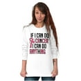 thumbnail image 5 of Cancer Survivor I Can Do Anything BCA Women's Long Sleeve T Shirt Brisco Brands X, 5 of 6