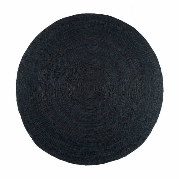 Gypsie Blu Braided Hand Woven Natural Jute Area Rug Round Indoor Home Décor Living Room Area Runner Online