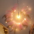 thumbnail image 6 of Rosnek Firework Lights 100 LED Feather Starburst String Lights Battery Operated 8 Modes Remote Control Hanging Decorative Fairy Light, 6 of 7