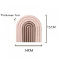 thumbnail image 2 of Bangus Rainbow Coaster Insulation pad Coaster Board Non-Slip placemat Home Decoration, 2 of 5